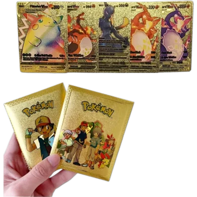Pokemon Golden Cards Gold Foil Set 10 Pcs - Rokomari product